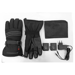 Мотоперчатки с подогревом RSX Arctic, черный, размер L