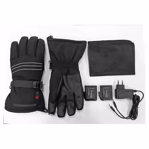 Мотоперчатки с подогревом RSX Arctic, черный, размер L