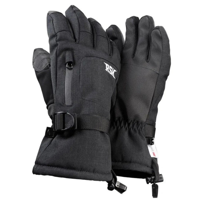 Мотоперчатки RSX Yeti, черный, размер 2XL