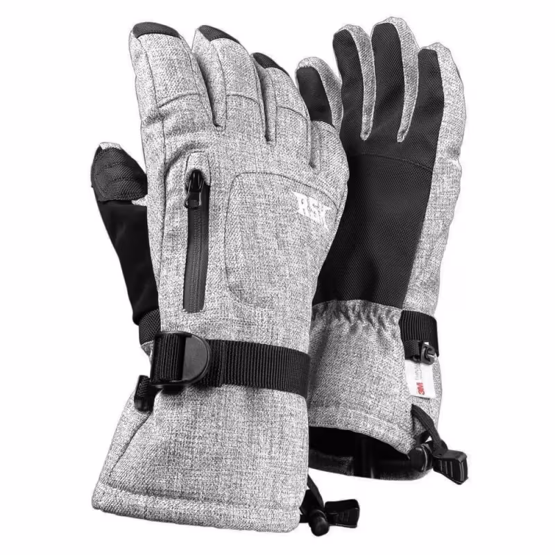 Мотоперчатки RSX Yeti, серый, размер L