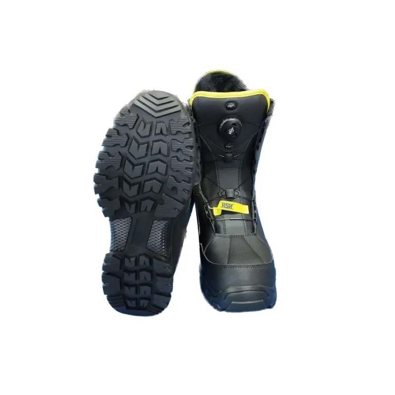 Ботинки снегоходные RSX Bars, черный/желтый, размер 43