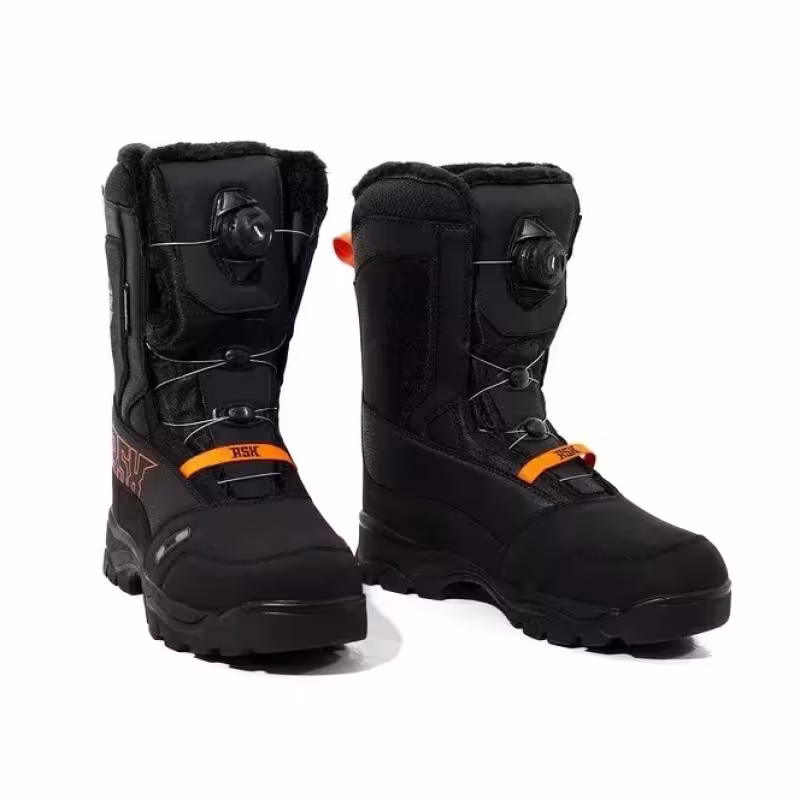 Ботинки снегоходные RSX Mamay, черный/оранжевый, размер 44