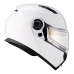 Мотошлем зимний с подогревом RSX Spark Winter, белый, размер S