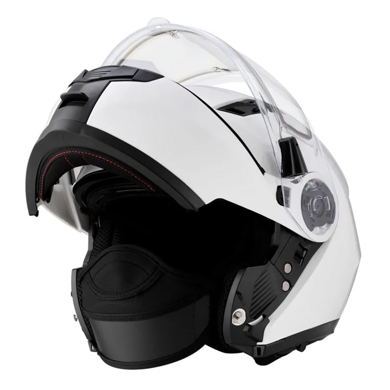 Мотошлем зимний с подогревом RSX Spark Winter, белый, размер 2XL