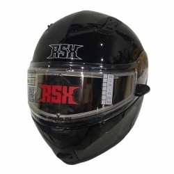 Мотошлем зимний с подогревом RSX Spark Winter, черный, размер S