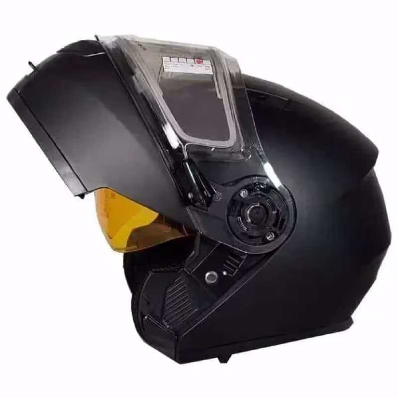 Мотошлем зимний с подогревом RSX Spark Winter, черный, размер XL