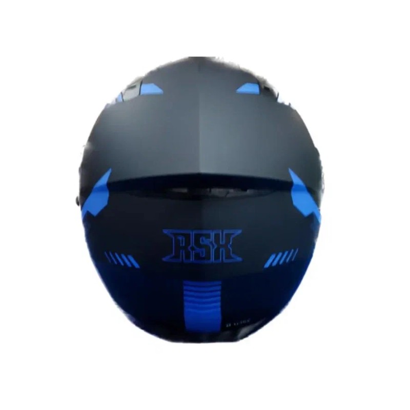 Мотошлем зимний с подогревом RSX Spark Winter, черный/синий, размер М