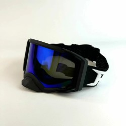 Мотоочки с аутригерами RSX Blizzard Winter, черный/зеркально-синий