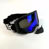 Мотоочки с аутригерами RSX Blizzard Winter, черный/зеркально-синий