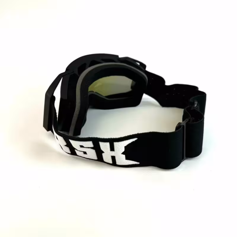 Мотоочки с аутригерами RSX Blizzard Winter, черный/зеркально-синий