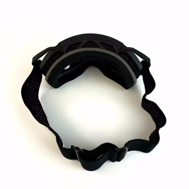 Мотоочки с аутригерами RSX Blizzard Winter, черный/зеркально-синий