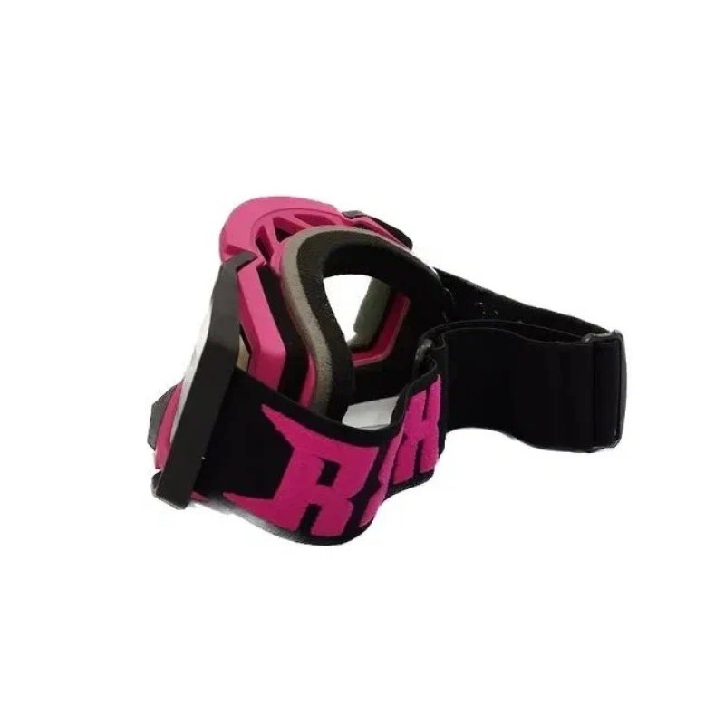 Мотоочки с аутригерами RSX Blizzard Winter, розовый, черный/прозрачный