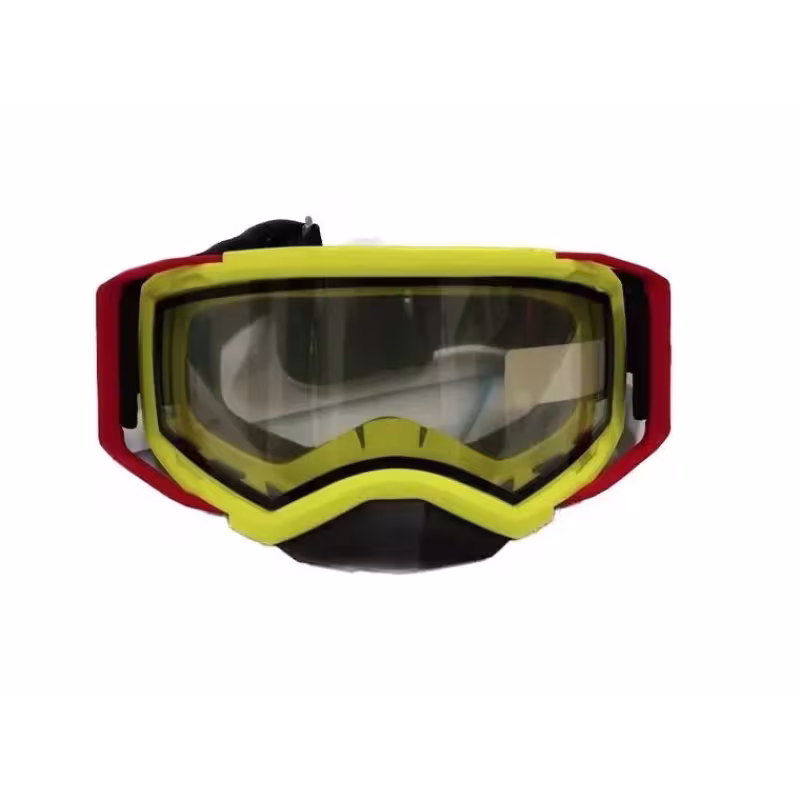 Мотоочки с аутригерами RSX Blizzard Winter, желтый, красный/прозрачный