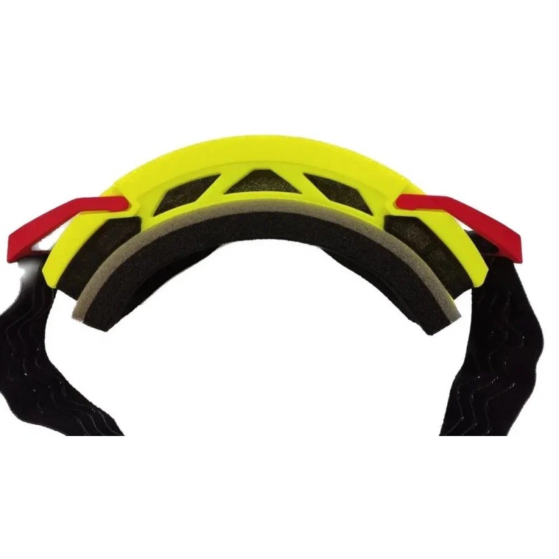 Мотоочки с аутригерами RSX Blizzard Winter, желтый, красный/прозрачный