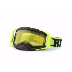 Мотоочки с аутригерами RSX Blizzard Winter, черный, зеленый/желтый