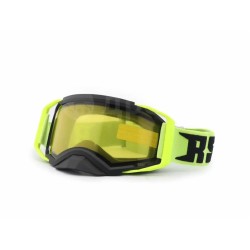 Мотоочки с аутригерами RSX Blizzard Winter, черный, зеленый/желтый