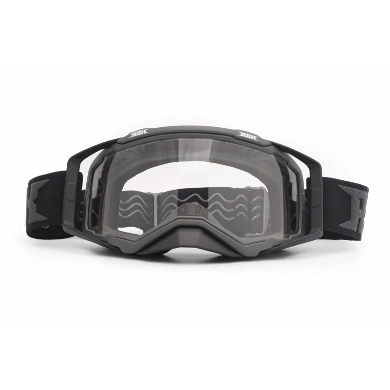 Мотоочки с аутригерами RSX Blizzard Winter, серый, черный/прозрачный