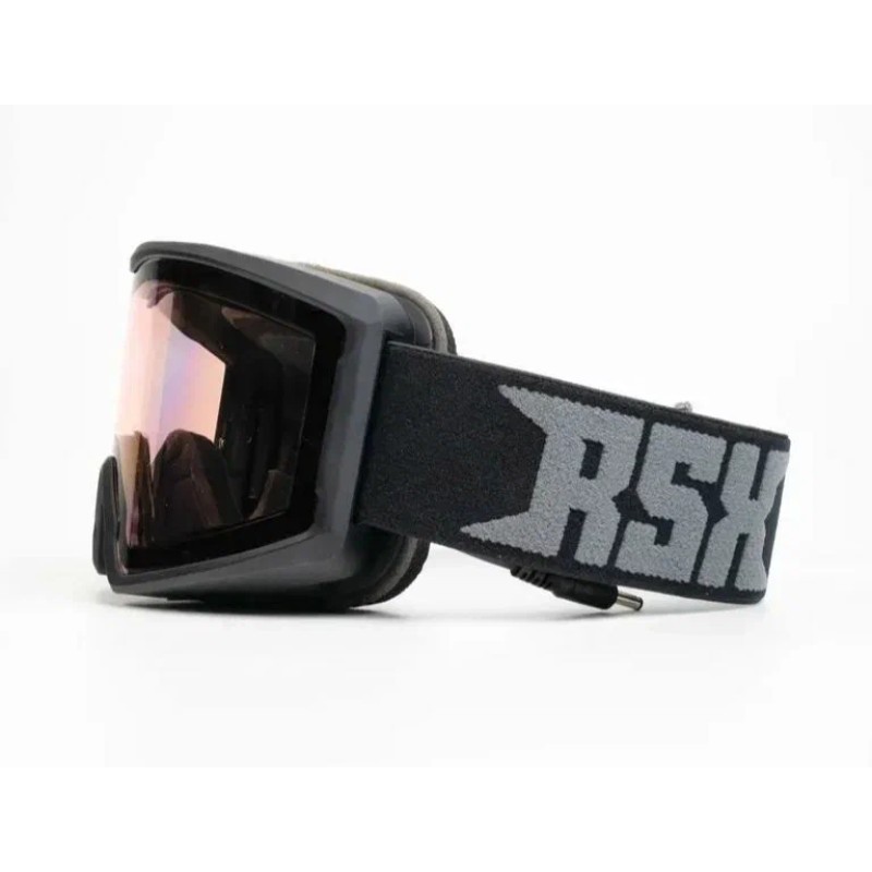 Мотоочки с аутригерами RSX Blizzard Winter, серый, черный/прозрачный