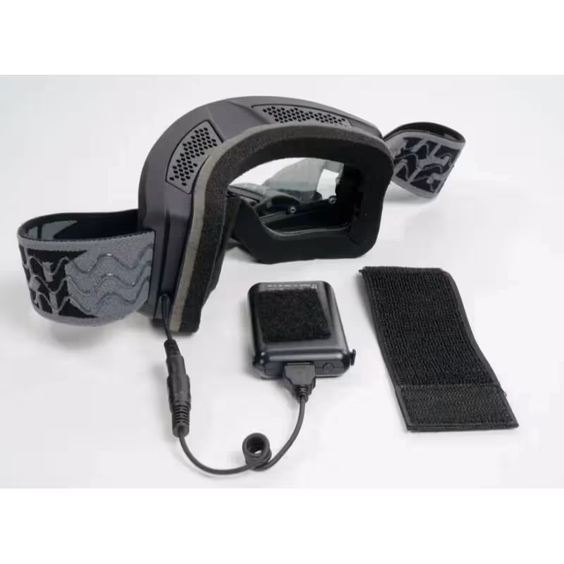 Мотоочки с аутригерами RSX Blizzard Winter, серый, черный/прозрачный