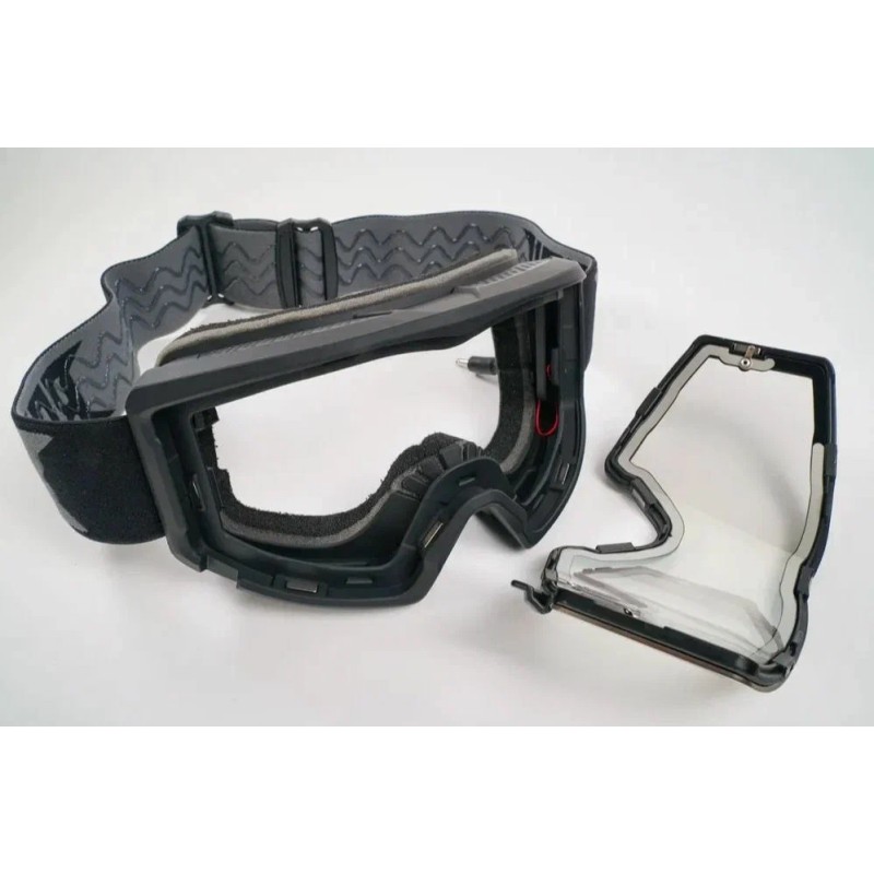 Мотоочки с аутригерами RSX Blizzard Winter, серый, черный/прозрачный