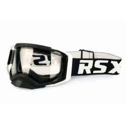 Мотоочки с аутригерами RSX Blizzard Winter, белый, черный/прозрачный