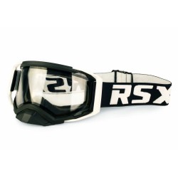 Мотоочки с аутригерами RSX Blizzard Winter, белый, черный/прозрачный