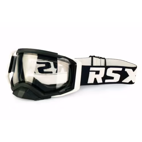 Мотоочки с аутригерами RSX Blizzard Winter, белый, черный/прозрачный