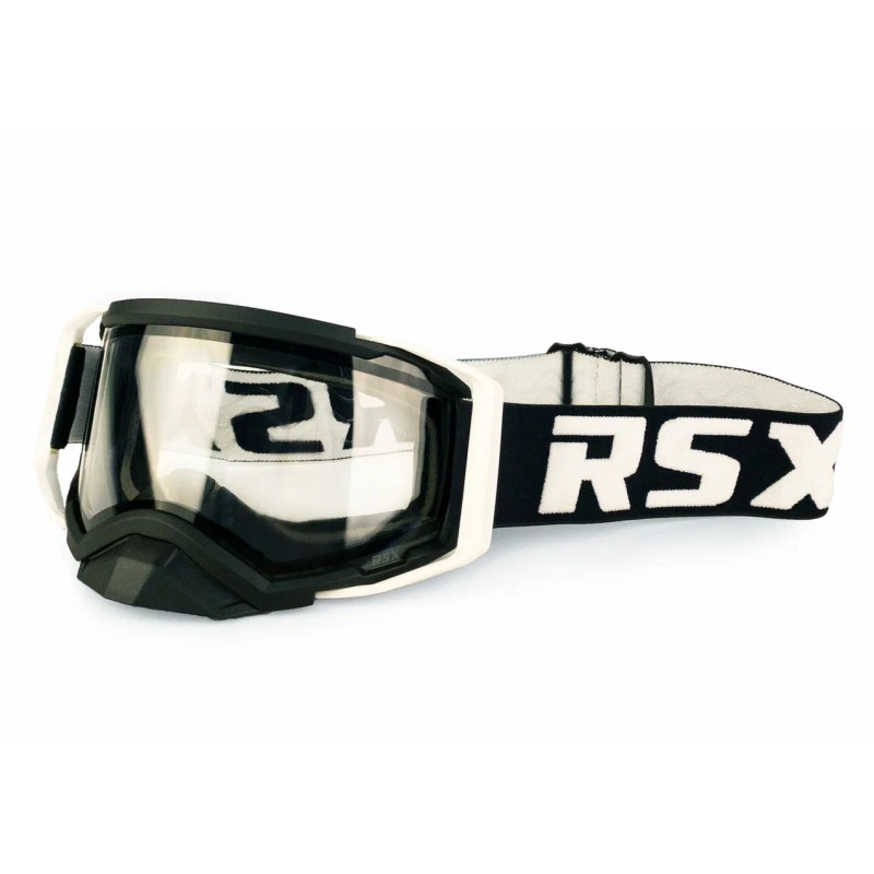 Мотоочки с аутригерами RSX Blizzard Winter, белый, черный/прозрачный