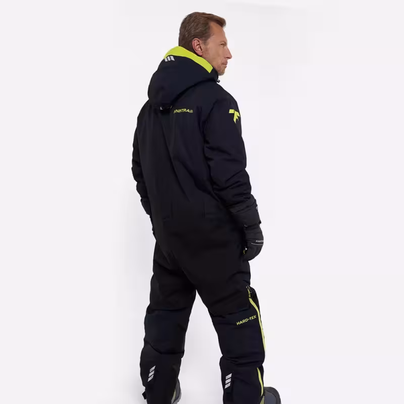 Комбинезон мужской Finntrail Widetrack 3852 Graphite, мембрана Hard-tex, черный, размер 58-60 (LK), 175-185 см