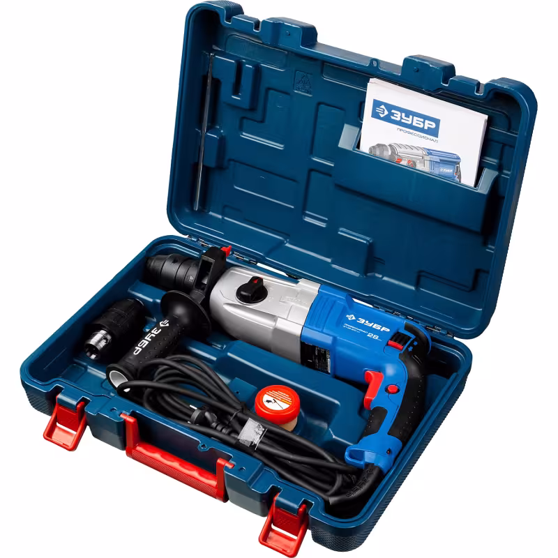 Перфоратор сетевой Зубр Профессионал ЗП-28-800 КМ