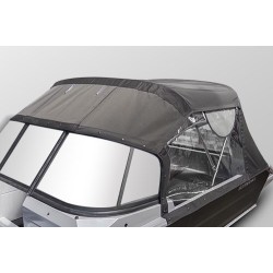 Тент ходовой Vboats для лодки Волжанка 46 Fish 2023-2025 г.в. (на нержавеющих дугах)