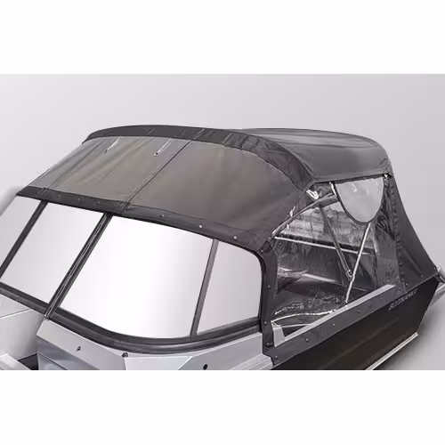 Тент ходовой Vboats для лодки Волжанка 46 Fish 2023-2025 г.в. (на нержавеющих дугах)