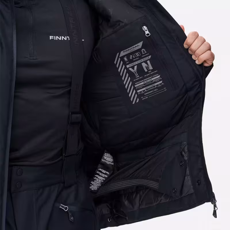 Куртка мужская Finntrai Atlas 3441 Graphite, ткань Ripstop, темно-серый, размер L, 175-185 см