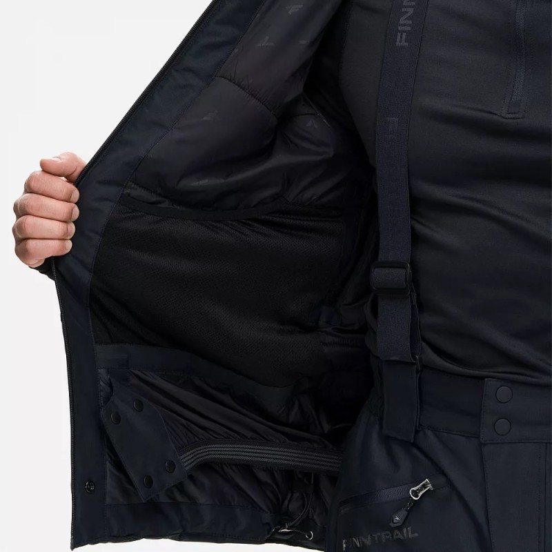 Куртка мужская Finntrai Atlas 3441 Graphite, ткань Ripstop, темно-серый, размер L, 175-185 см