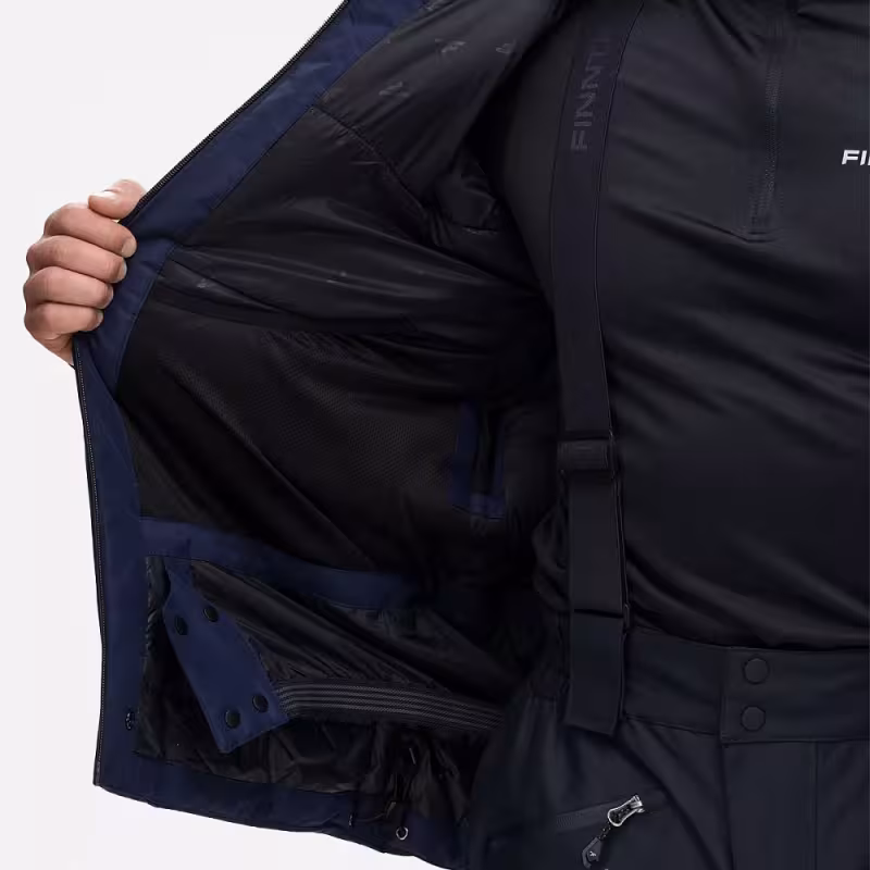 Куртка мужская Finntrail Atlas 3441 DeepBlue, ткань Ripstop, темно-синий, размер M, 170-180 см