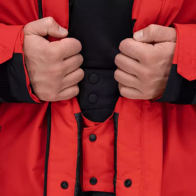 Куртка мужская Finntrail Atlas 3441 Red, ткань Ripstop, красный/черный, размер M, 170-180 см