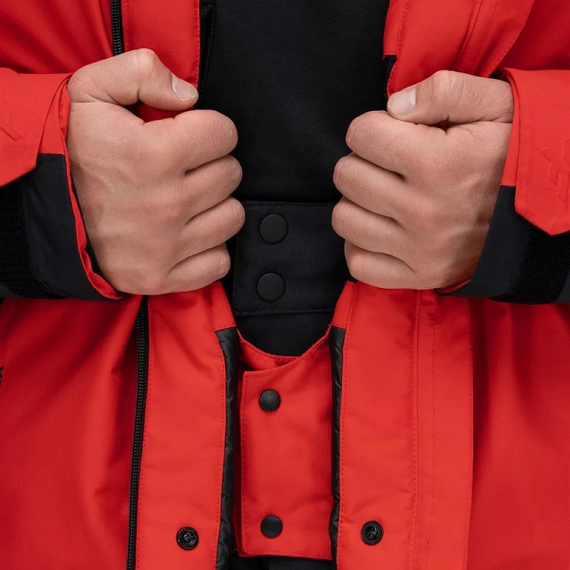 Куртка мужская Finntrail Atlas 3441 Red, ткань Ripstop, красный/черный, размер M, 170-180 см