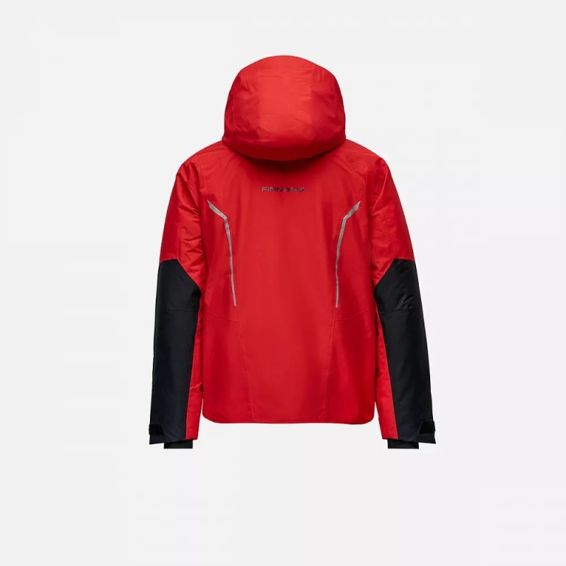 Куртка мужская Finntrail Atlas 3441 Red, ткань Ripstop, красный/черный, размер XL, 180-190 см