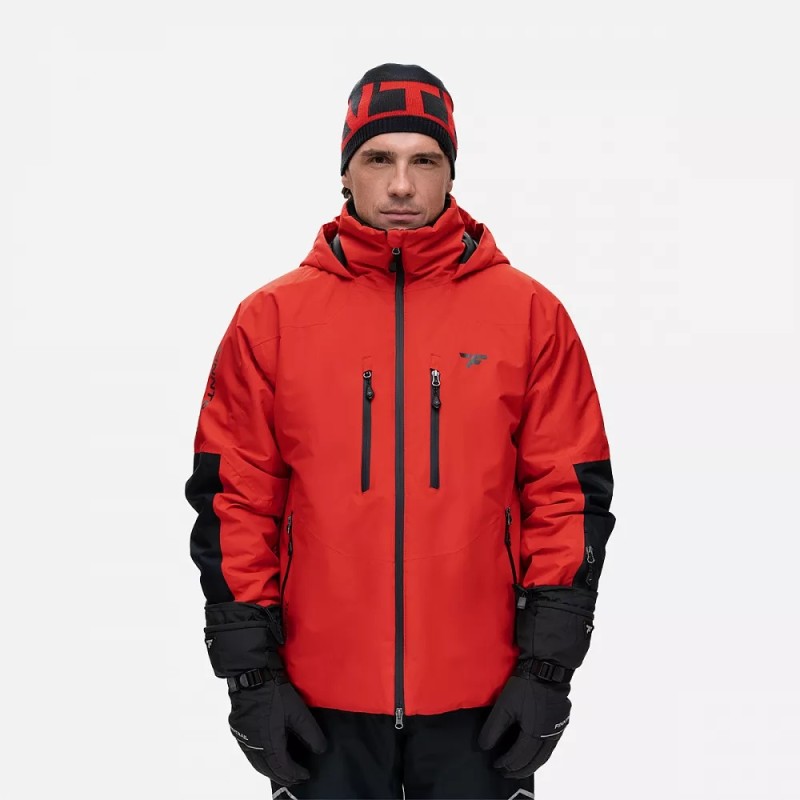 Куртка мужская Finntrail Atlas 3441 Red, ткань Ripstop, красный/черный, размер XXL, 185-195 см