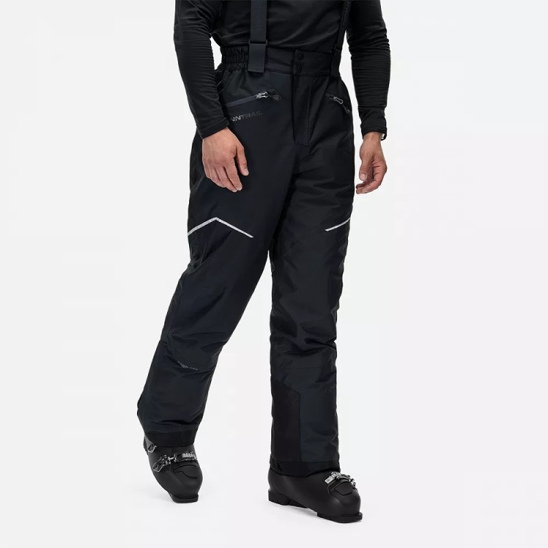 Брюки мужские Finntrai Atlas 4612 Graphite, ткань Ripstop, черный, размер L, 175-185 см