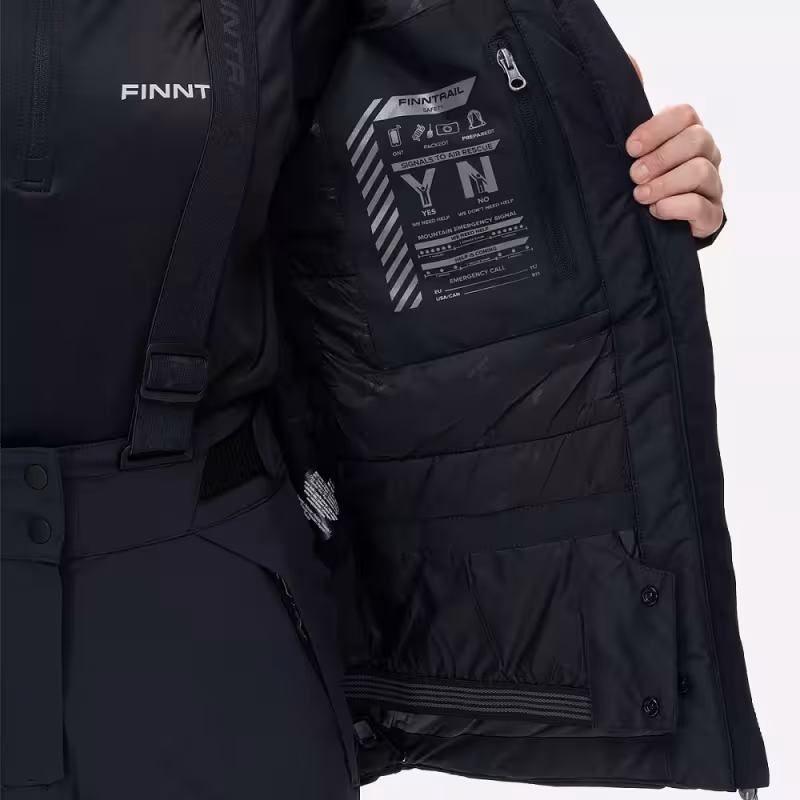 Куртка женская Finntrail Atlas W 3461 Graphite, ткань Ripstop, темно-серый, размер 46-48 (M), 165-175 см