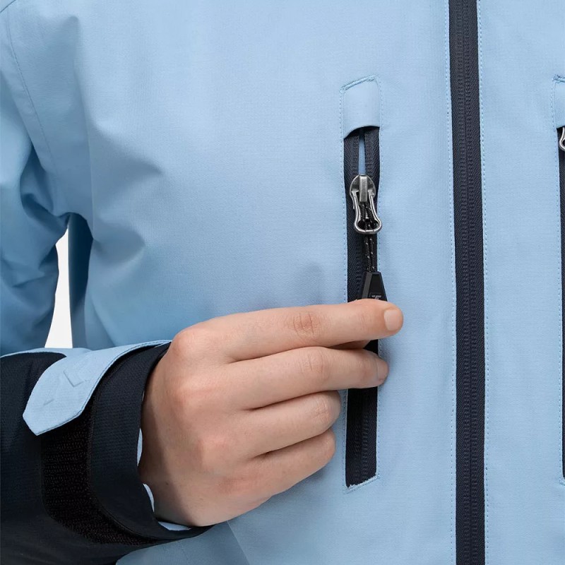 Куртка женская Finntrail Atlas W 3461 LightBlue, ткань Ripstop, голубой, размер 44-46 (S), 160-170 см