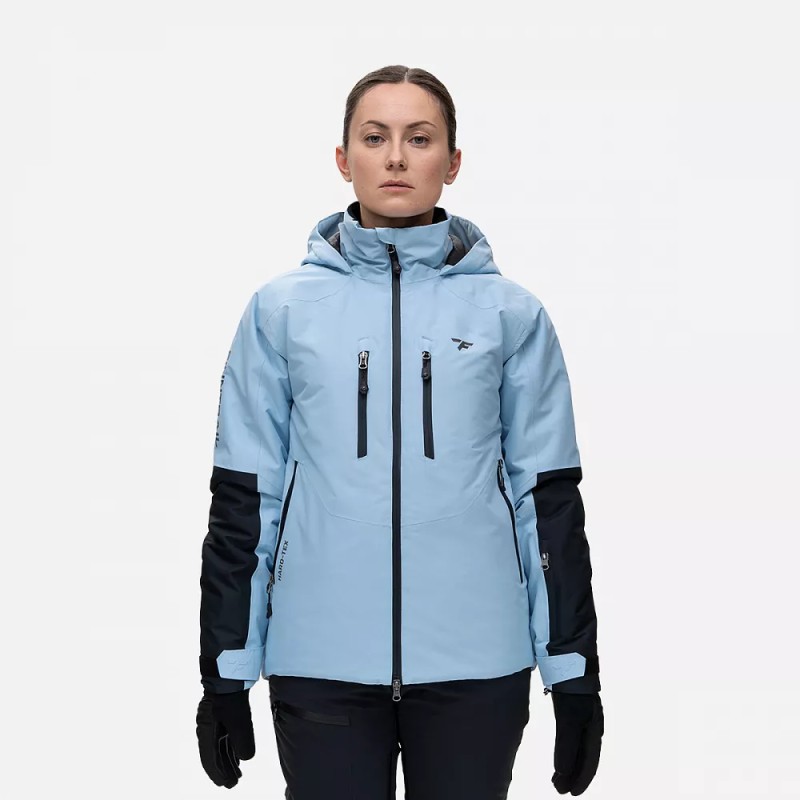 Куртка женская Finntrail Atlas W 3461 LightBlue, ткань Ripstop, голубой, размер 48-50 (L), 170-180 см