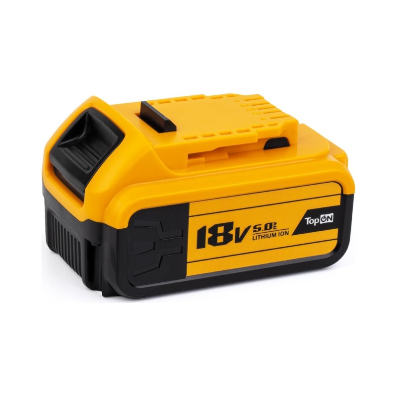 Аккумулятор TopON для Dewalt Li-Ion, 18В, 5Ач