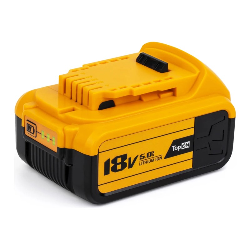 Аккумулятор TopON для Dewalt Li-Ion, 18В, 5Ач