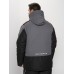 Костюм мужской Huntsman Siberia, ткань Breathable, серый/черный, размер 60-62, 182-188 см
