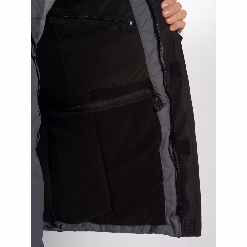 Костюм мужской Huntsman Siberia, ткань Breathable, серый/черный, размер 60-62, 182-188 см