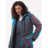 Костюм женский Huntsman Siberia Lady, ткань Breathable, серый/голубой, размер 48-50, 158-164 см