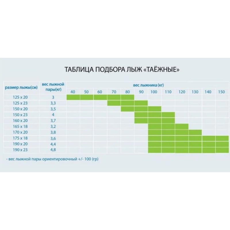Лыжи промысловые Маяк Таежные, дерево/пластик, 170 см (с площадкой)