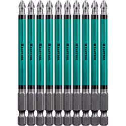 Биты Kraftool Optimum Line PH-2,  тип E, 100 мм, 1/4